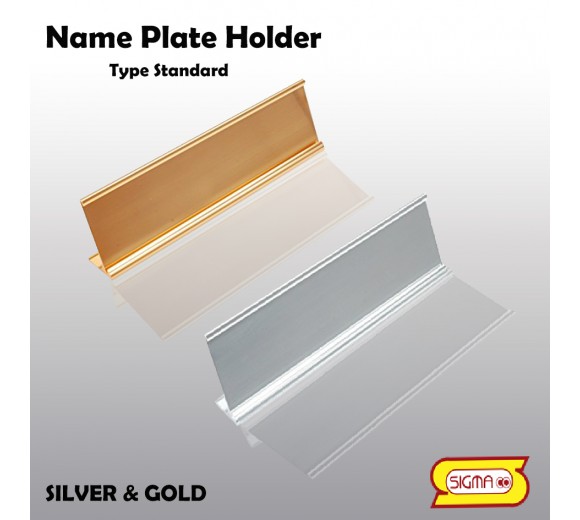 name plate holder standard